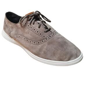 Cole Haan Grand OS Women's Gray Suede Oxford Shoes Size 8.5